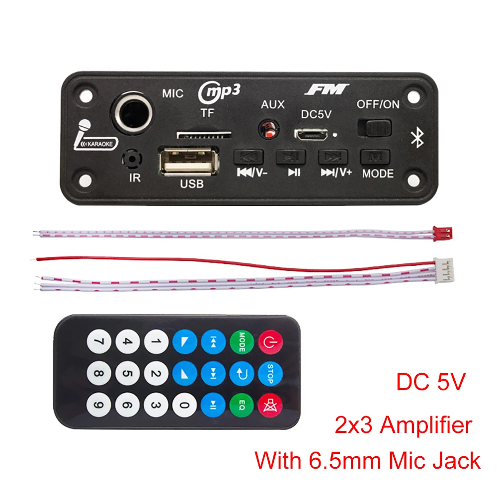 2x3W with mic jack