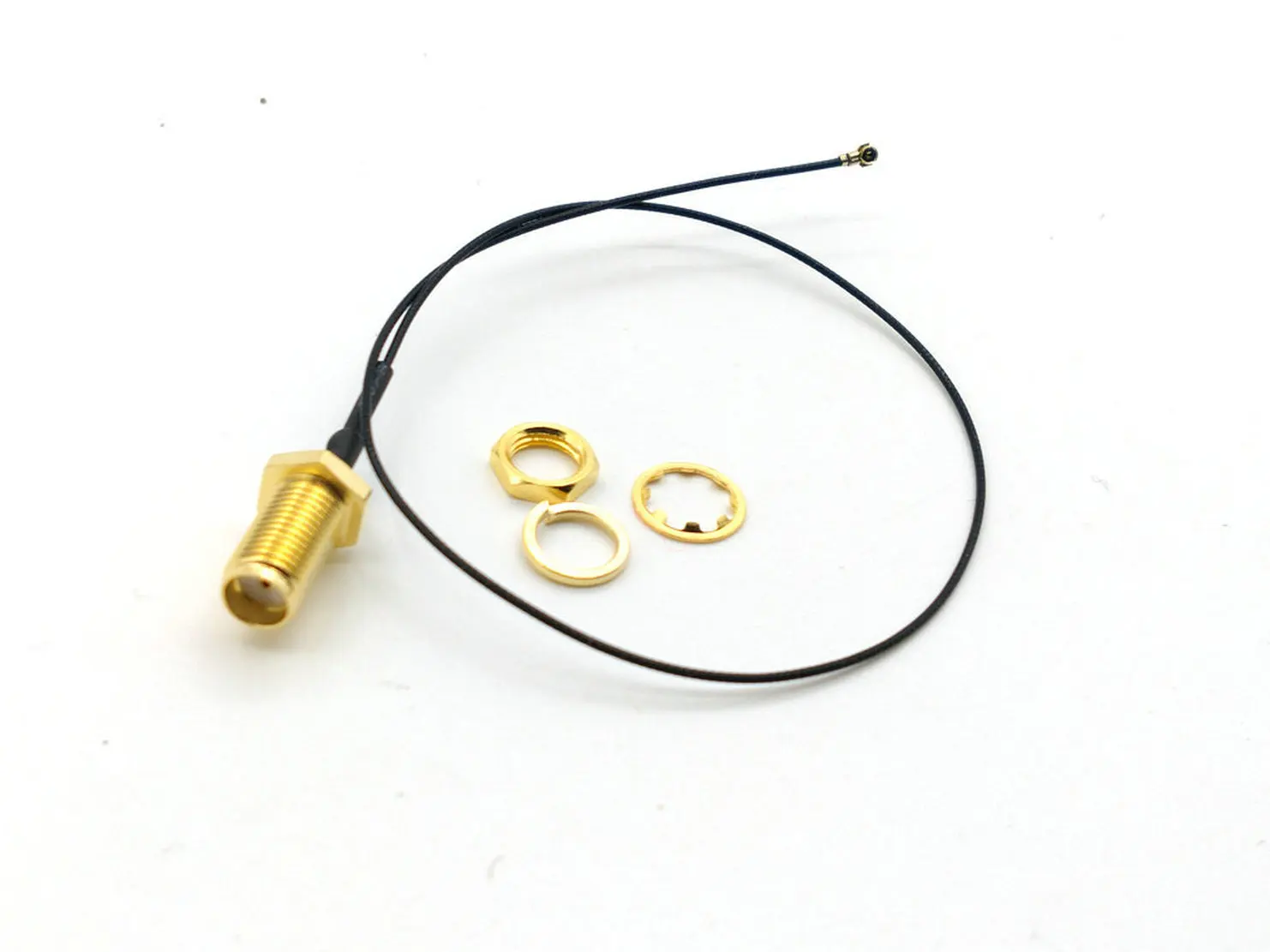 Adaptador hembra SMA a MHF4 IPEX, conector IPX RF, Cable Pigtail para tarjeta Mini PCI de 100mm, placa WIFI Intel, novedad de 1,13 piezas - imagen 3