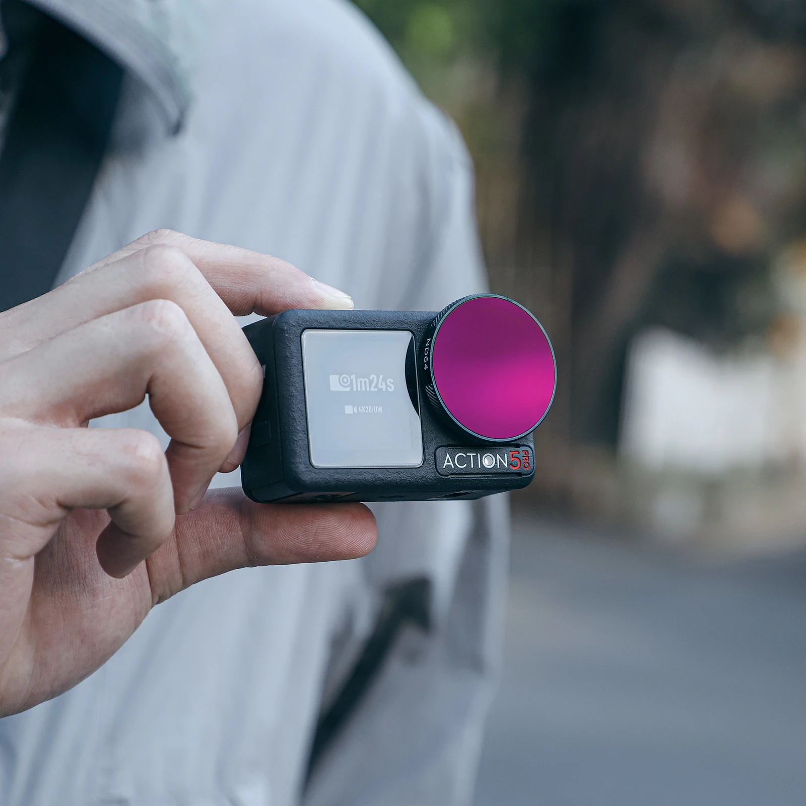 Sunnylife ND filtro de lente para DJI Osmo Action 5 Pro marco de aleación de aluminio MCUV CPL ND8 ND16 ND32 ND64 accesorios de acción de filtro - imagen 4