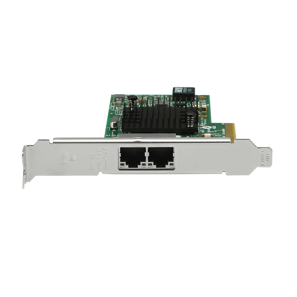 Tarjeta Ethernet de servidor Gigabit RJ45 de 2 puertos, 10M, 100M, 1000Mbps, PCIe X4 X8 X16, red Lan, Chip I350AM2, adaptador de conexión de tarjeta - imagen 5