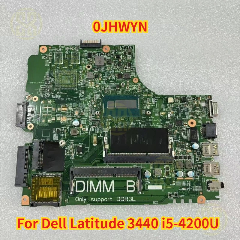 0JHWYN para la placa base del ordenador portátil Dell Latitude 3440 i5-4200U 1,6 GHz JHWYN CN-0JHWYN