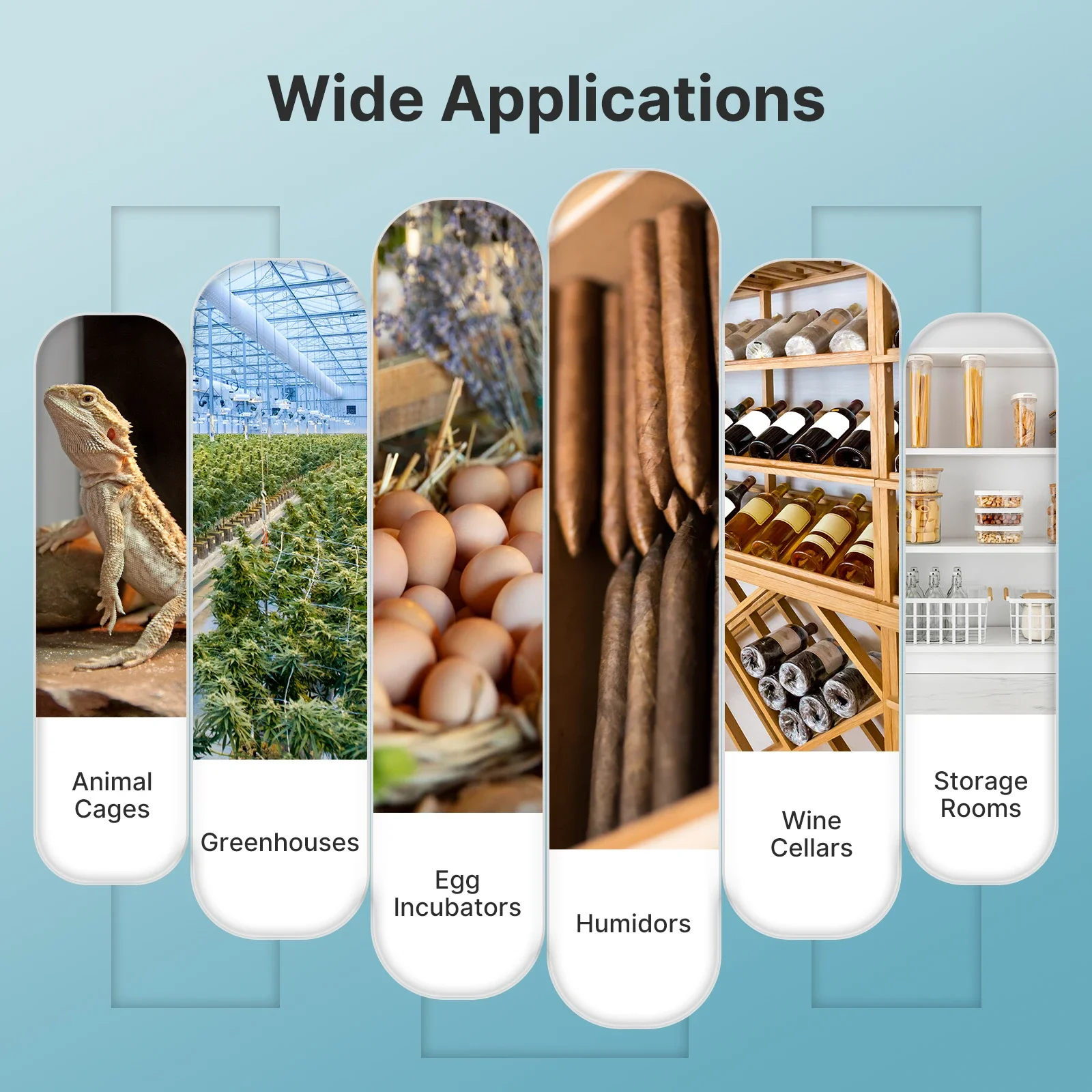 MOES Tuya WiFi Sensor inteligente de temperatura y humedad con sonda de Cable externo de 1M, aplicación remota Monitor Compatible con Alexa/Google Home - imagen 5