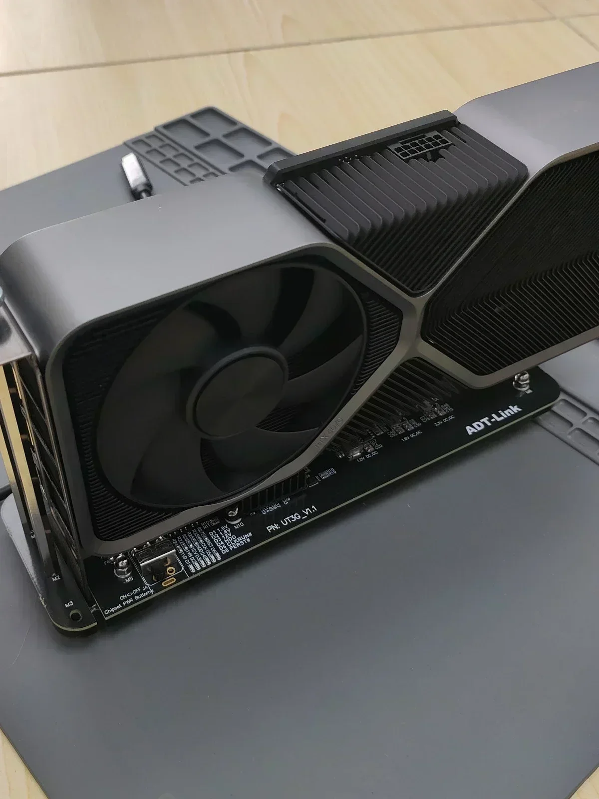 Tarjeta gráfica ADT UT3G V1.6 NUC ITX STX Notebook PC, adaptador externo USB4.0 a PCIe X16 eGPU USB4 para Compatible con Thunderbolt 4/3 - imagen 5