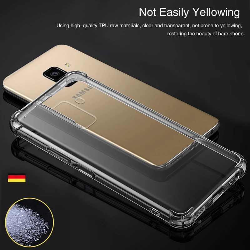 Samsung Galaxy A6/A8 Plus 2018 Funda Silicona Transparente – Airbag - imagen 3