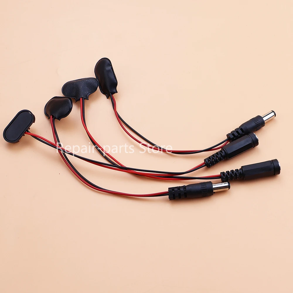 Cable de alimentación de batería de 9V CC, conector Jack de barril con Clip para Arduino 5,5x2,1mm tipo T/I para tira LED Arduino - imagen 4