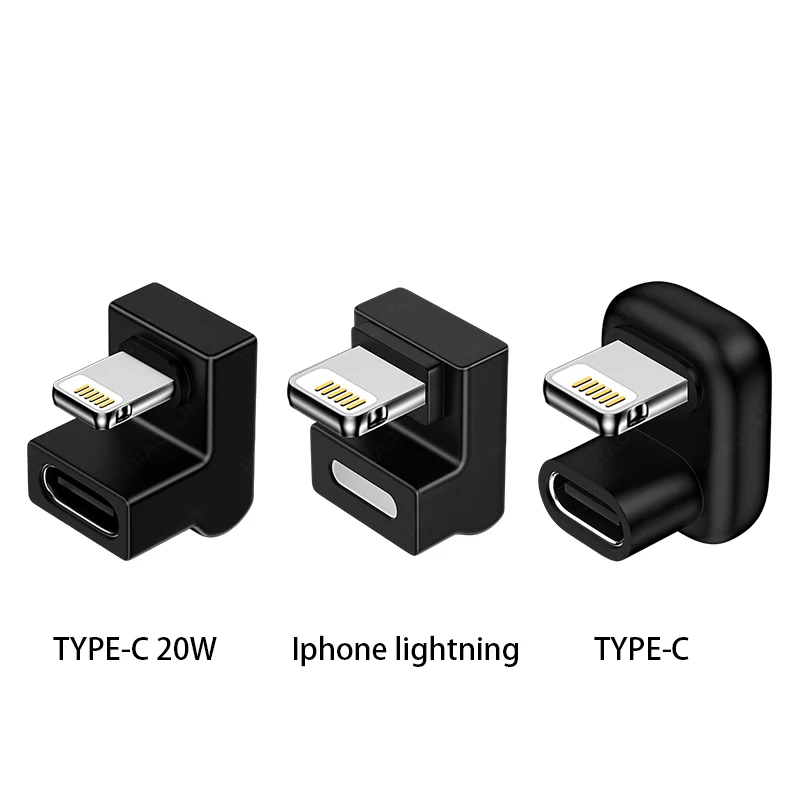 Convertidor Apple 13, carga rápida, juego en forma de U sin bloqueo de manos, iluminación Apple a cabezal convertidor TypeC, 1 Uds. - imagen 3