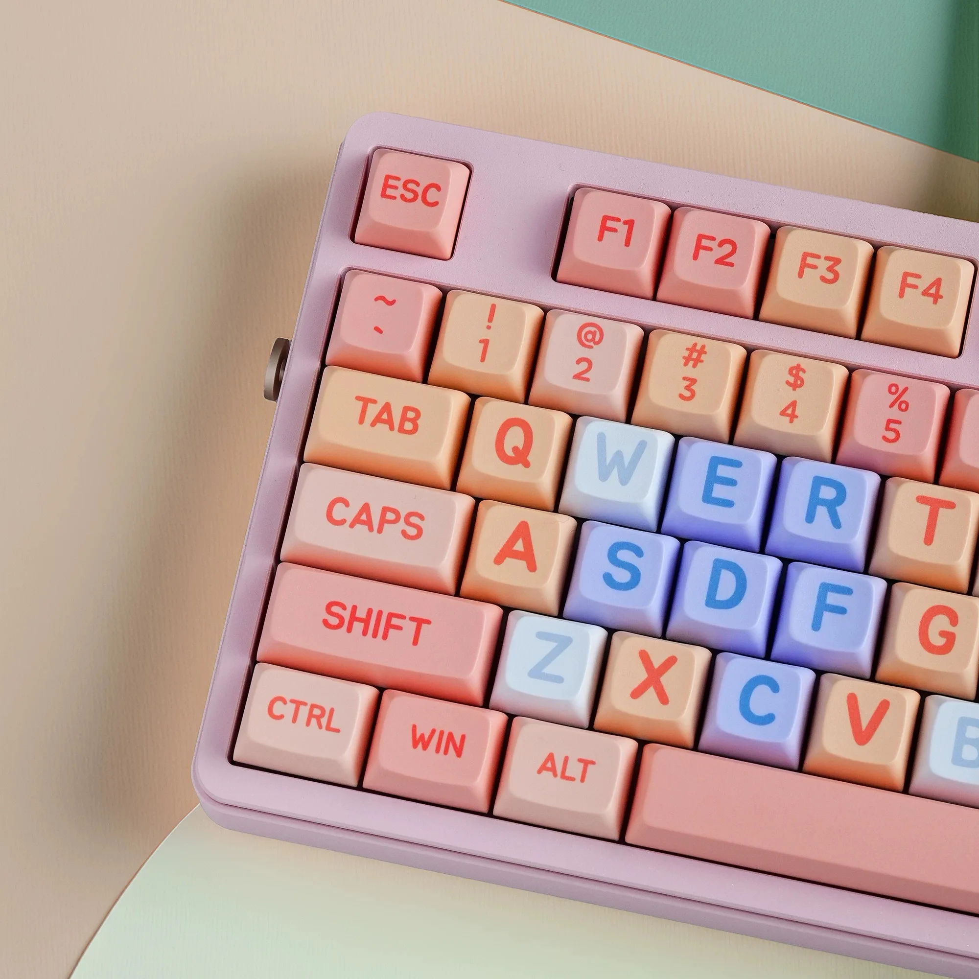 JCM teclas rosas 121 teclas/juego 5 lados DYE-SUB perfil PBT XDA para teclado mecánico para juegos Cherry Mx Switch Fun 60 regalos para niñas - imagen 3