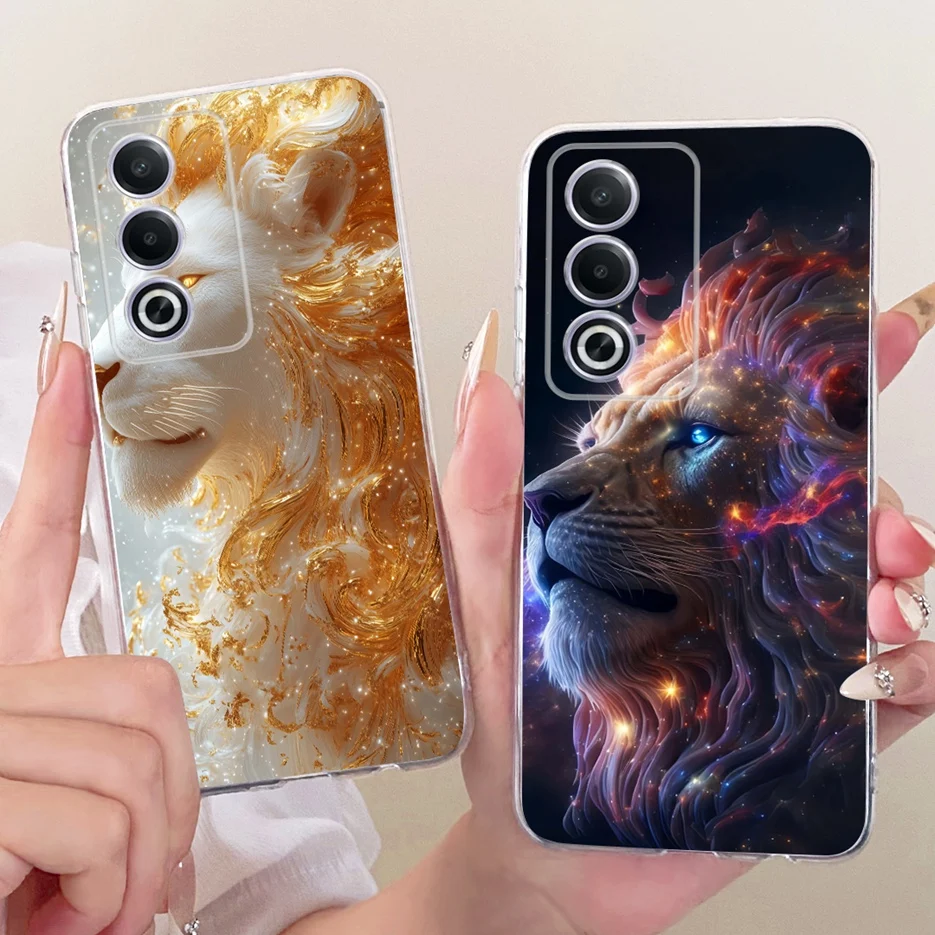 Para Oppo A3 Pro 5G funda OppoA80 CPH2639 lindo León moda cubierta pintada suave funda de teléfono delgada para Oppo A80 A 80 OppoA3Pro 5G bolsas - imagen 4