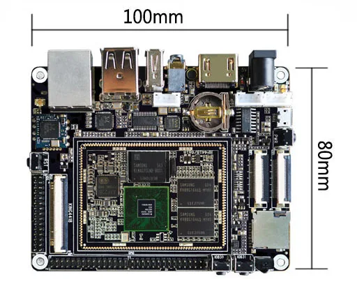 Placa de desarrollo S5P6818 de ocho núcleos, tarjeta A53, compatible con computadora King6818, el rendimiento 4418 es resistente.