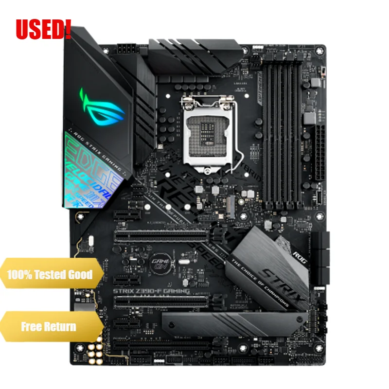 Asus-placa base para juegos ROG STRIX Z390-F LGA 1151, DDR4, Intel 8th 9th-Gen i9, i7, i5, i3, 128GB, RGB, CrossFireX Z390 - imagen 2