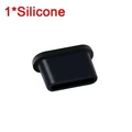1PCS Silicone Black