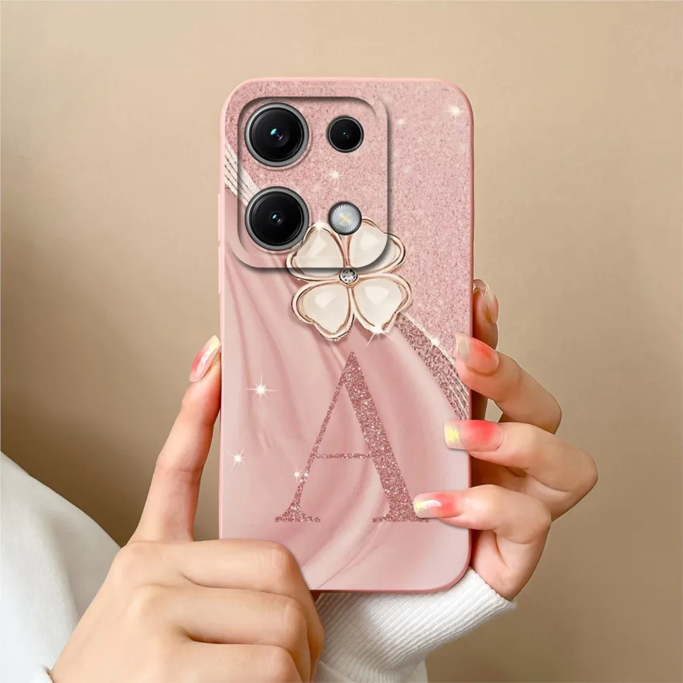 Funda de teléfono para Redmi Note 14S 4G, carcasa protectora antideslizante y anticaída estilo carta de lujo para Redmi Note14S 4G, Fundas Capa - imagen 4