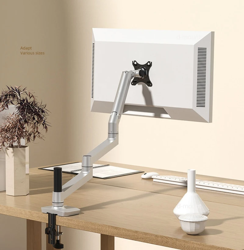 8013 pantalla LCD de escritorio Full Motion tres soporte de monitor de 17 "-38" brazo de resorte mecánico Monitor de aluminio 3-11 kg - imagen 5