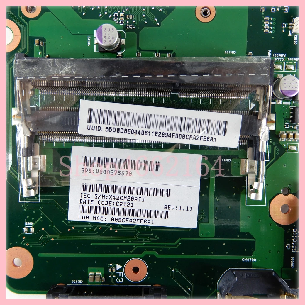 Placa base V000275570 para portátil Toshiba Satellite L855, C855, C850, 6050A2509701-MB-A03, 100% probada, OK - imagen 4