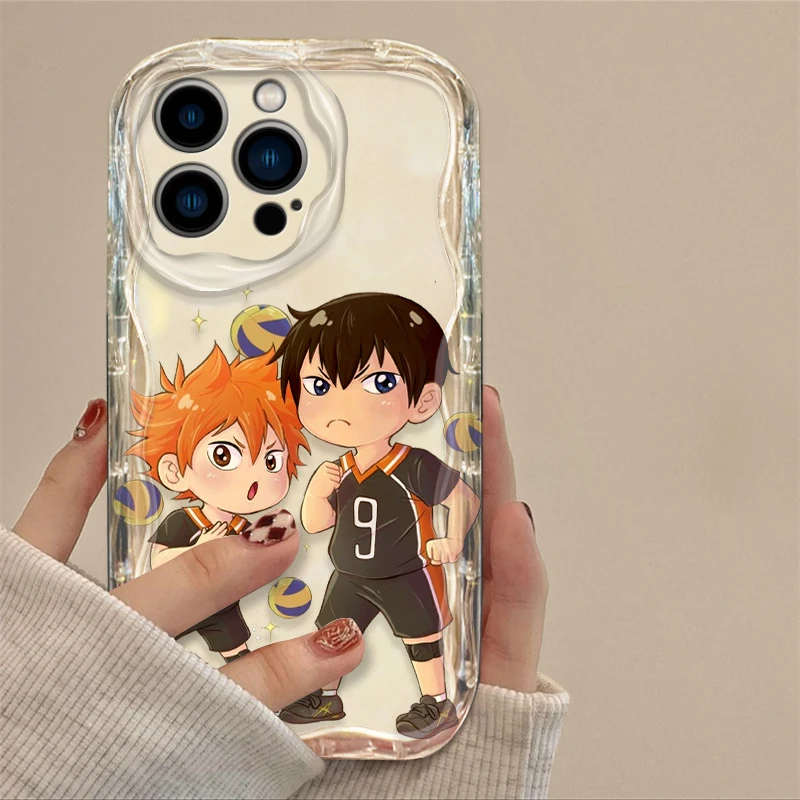 Funda Haikyu Hinata Shoyo para Apple iPhone 15 14 13 12 11 Pro X XR XS Max Plus 8 7 Plus SE Wave Oil funda de teléfono - imagen 5