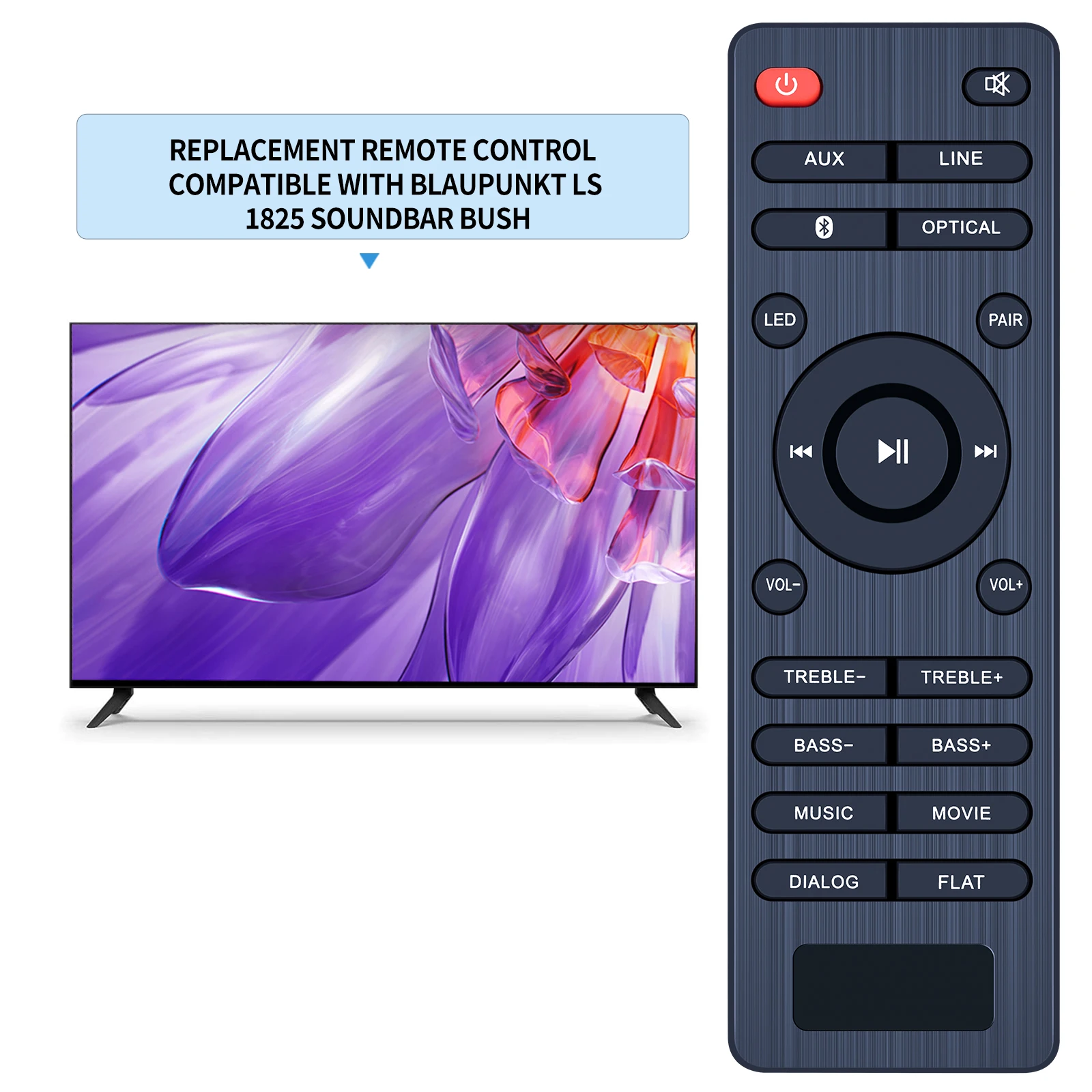 Nuevo Control remoto para Blaupunkt LS 1825 LS1825 TV Soundbar sistema de altavoces de Audio