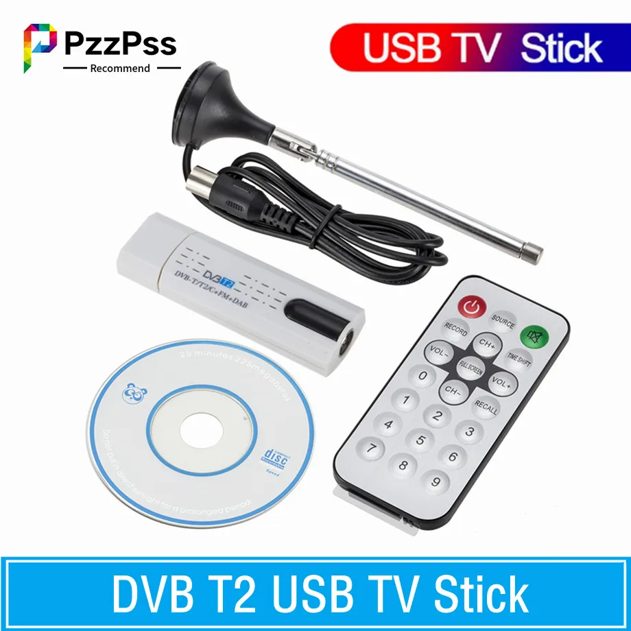 Sintonizador TV Digital DVB-T2 - Vista principal del dispositivo USB