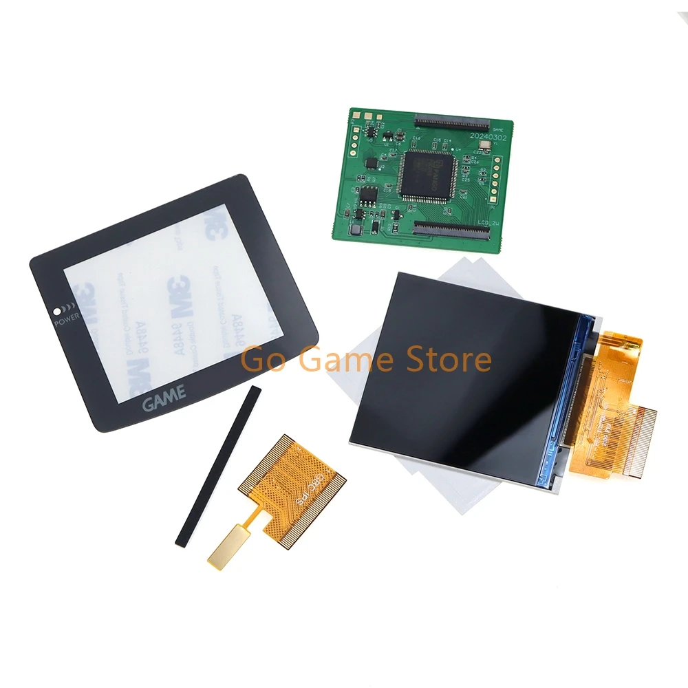 1 Juego para GBC V4.0, fácil de instalar, pantalla LCD IPS de alto brillo de 2,6 ", adecuada para Nintendo Gameboy Color GBC - imagen 5