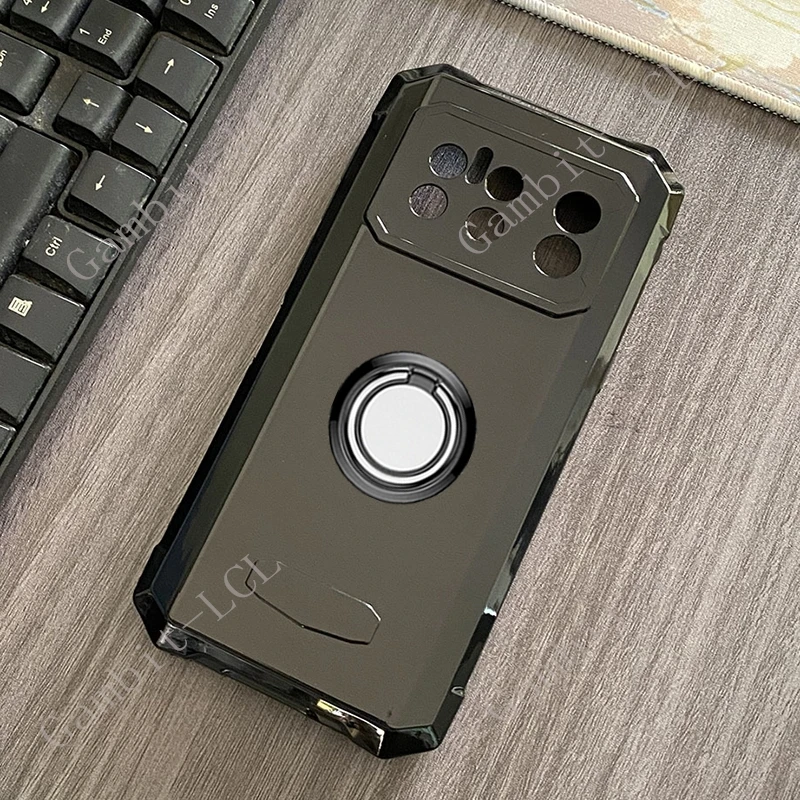 Para HOTWAV Cyber 13 Pro Cyber13 HOTWAVCyber13 6,6 "soporte de anillo trasero funda de teléfono de silicona suave TPU Original a prueba de golpes - imagen 2