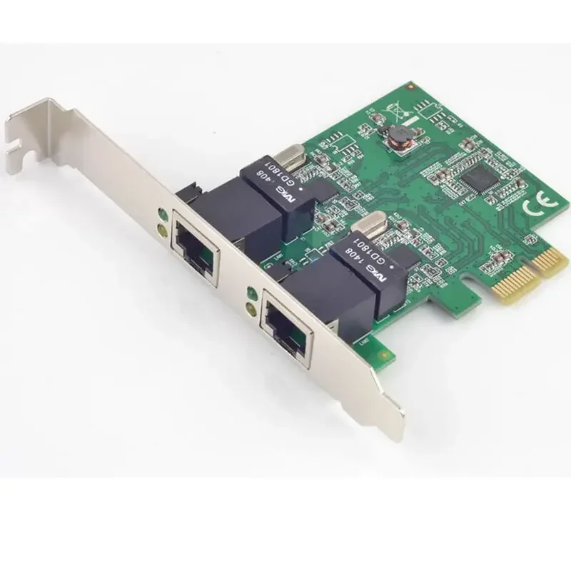Tarjeta controladora PCI-Express Dual Gigabit Ethernet, chipset RTL8111E, controlador LAN Ethernet de alto rendimiento 10/100/1000 BASE-T