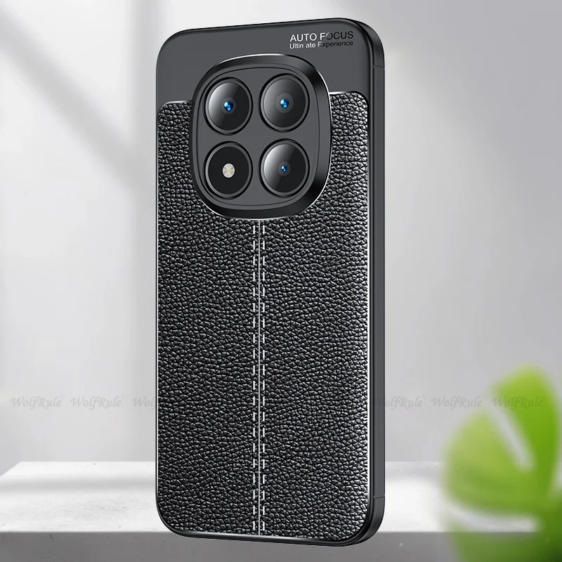 Para Redmi Note 15 Pro 5G funda Xiaomi Redmi Note 15 Pro Plus Capas a prueba de golpes TPU cuero suave para Fundas Redmi Note 15 5G - imagen 3