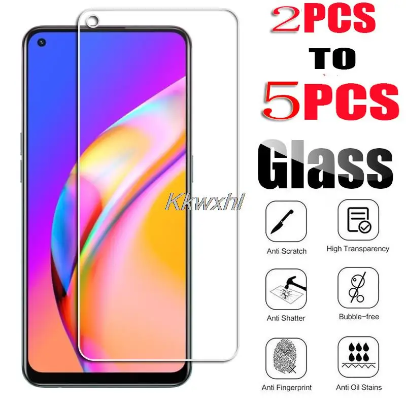 2 uds-5 uds para OPPO F19 Pro + 5G F19s Find X3 Lite K9 K9s A F K Reno5 Z Reno6 4G Protector de pantalla cubierta película vidrio templado - imagen 2
