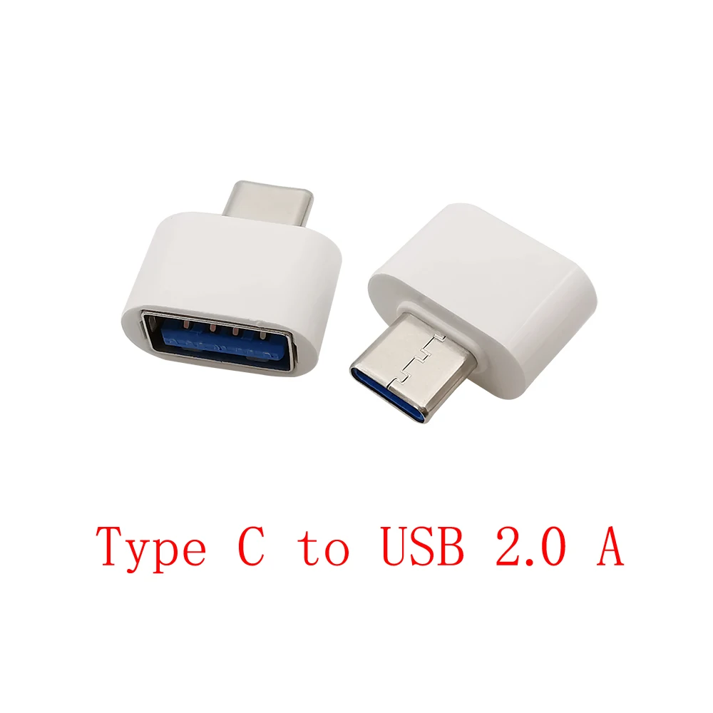 5 uds USB tipo C enchufe a USB 2,0 A hembra a Micro USB macho OTG adaptador convertidor OTG Cable conector para ratón teclado U disco - imagen 4