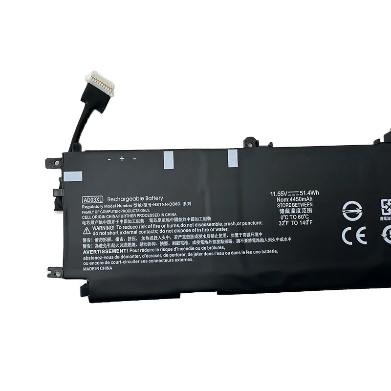 AD03XL batería del ordenador portátil 11,55 V 4450 mAh para HP ENVY 13-ad004ng 13-AD000 13-AD101TX AD-105TX HSTNN-DB8D 921439 -855 921409 -271 - imagen 4