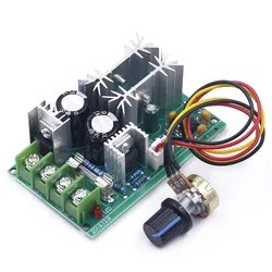 Controlador PWM de Control de velocidad del Motor, interruptor de regulador de voltaje de corriente de 20a, módulo de accionamiento de alta potencia, CC de 10-60V, DC10-60V