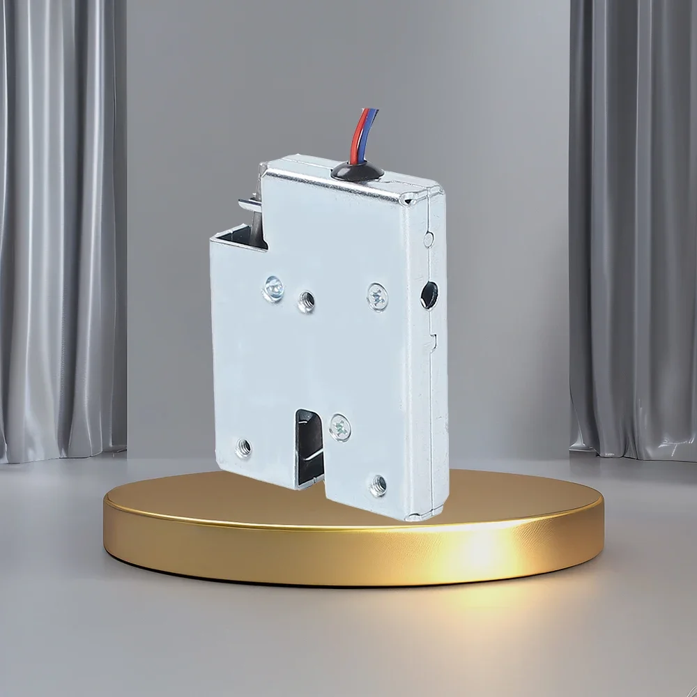 DB-210 Mini cerradura de solenoide pequeña inteligente 12V cerradura de cajón de gabinete de Control eléctrico electromagnético antioxidante de alta sensibilidad - imagen 2