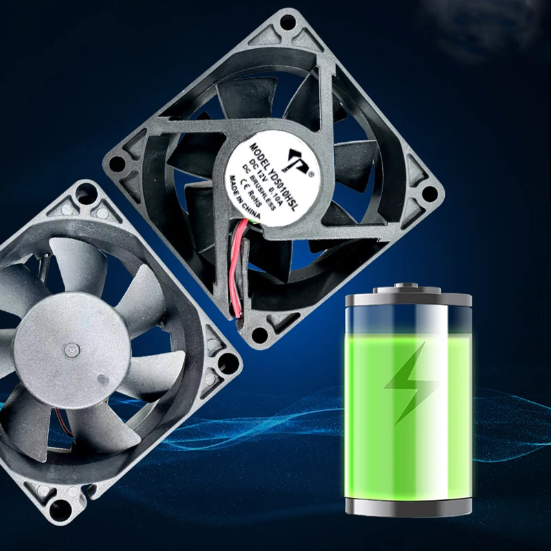 DC 2pin 9025 ventilador de escape de refrigeración DC 5v 12v 24v rodamiento de aceite caja de ordenador enfriador sin escobillas 90*90*25mm para secadora aspiradora B6