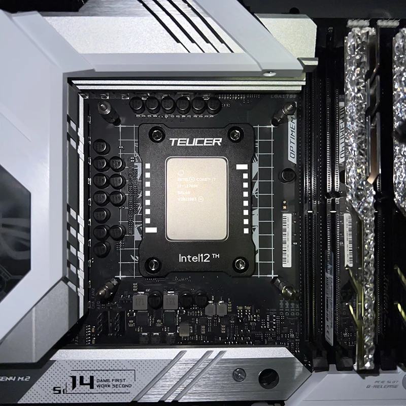TEUCER T-LGA1700BCF Nueva hebilla de fijación de corrección de flexión de CPU Intel12 de generación utilizada para reemplazar el LGA1700, PK The LGA17XX-BCF - imagen 2