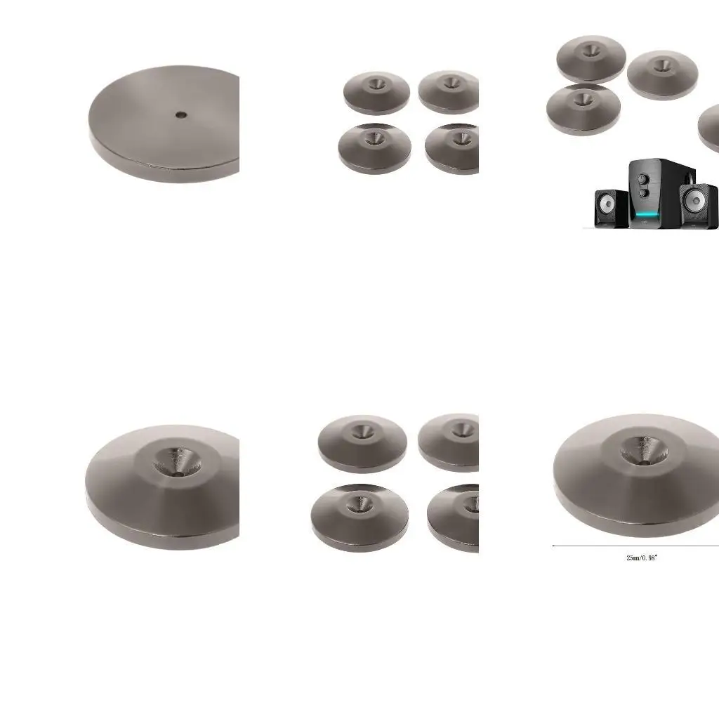 R53C Solid Parts Parts Speaker Feet Ayuda Ayuda Get the Natural Sound Effect Special for Video y mayoría los