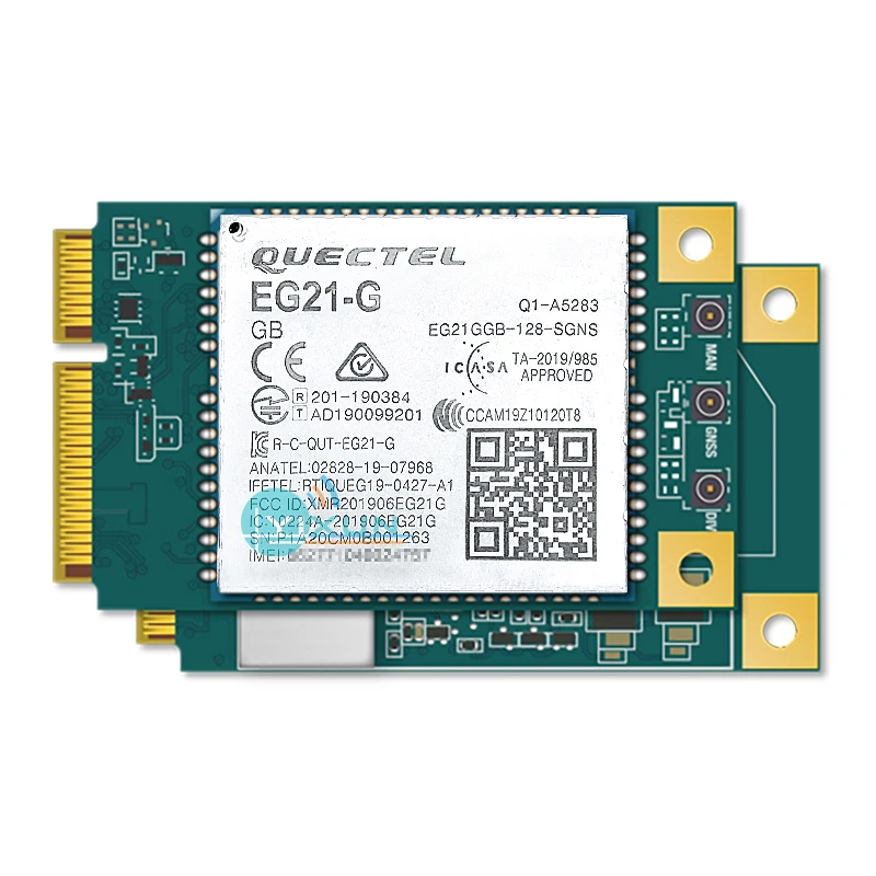 Quectel EG21-G Mini PCIe LTE categoría 1 módulo mundial LTE UMTS/HSPA GSM/GPRS/cubertura EDGE GPS GLONASS BeiDou Galileo QZSS