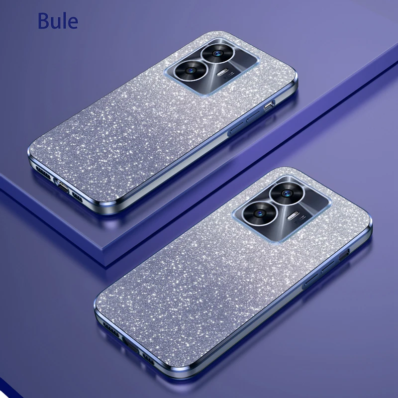 Funda trasera de silicona para teléfono móvil, carcasa de lujo para Realme, C55, Oppo Realme, C55, RMX3710 - imagen 4