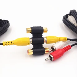 Adaptador RCA Hembra a Hembra - Conector Audio Vídeo 3 RCA