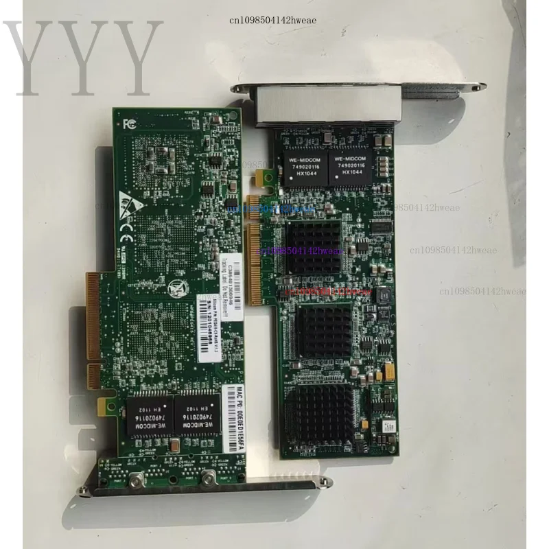 95% nuevo para Silicom 4 puertos PCI Express adaptador de red de cobre PEG4I6-CX