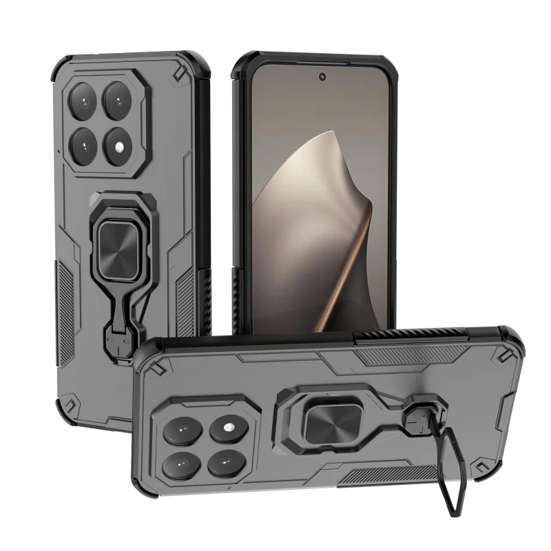 Para Xiaomi 15T funda Xiaomi Mi 15T Pro Capa nuevo a prueba de golpes protector de teléfono soporte de anillo magnético Fundas Xiaomi 15T - imagen 4