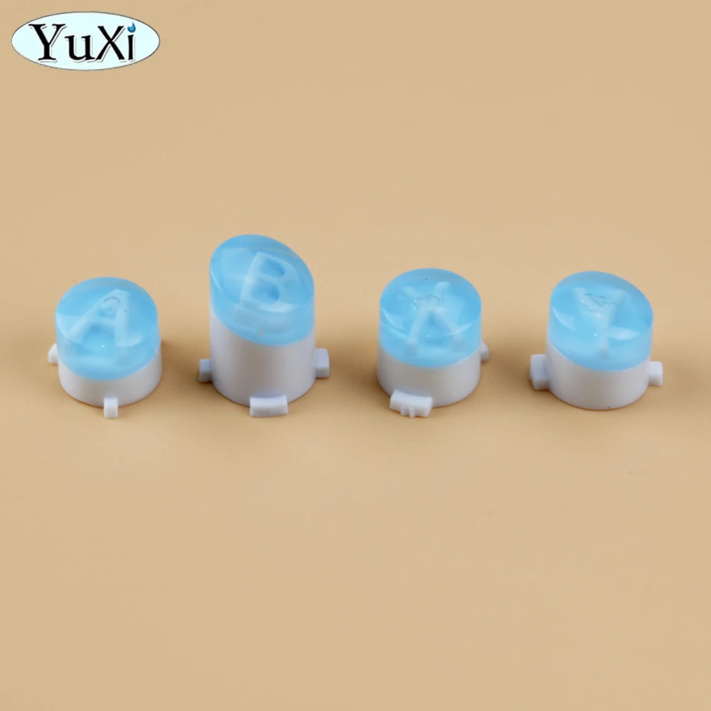 1 Juego de teclas de botón ABXY para Xbox One S Slim Elite, controlador de mando, tapa de botón de menú ABXY, pieza de repuesto colorida DIY - imagen 3