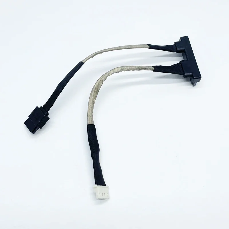 Combo Sata de 4 pines y 7 pines a codo de 90 grados 22P 7 + 15 Cable de alimentación de disco duro SATA para PC todo en uno HP 24-F037WCN - imagen 2