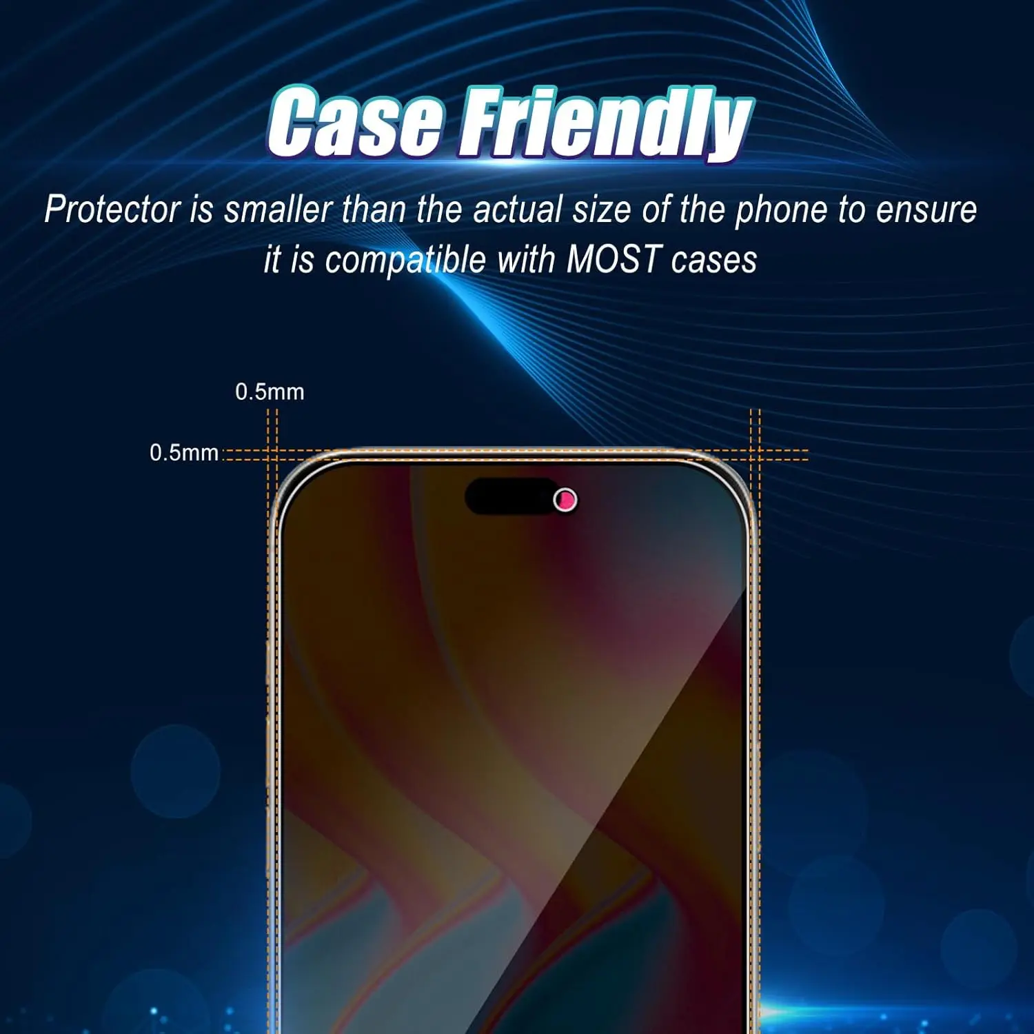 Protectores de pantalla de privacidad 2.5D 9H para Red Magic 11 Pro Protector antiespía para ZTE nubia Red Magic11Pro plus - imagen 5