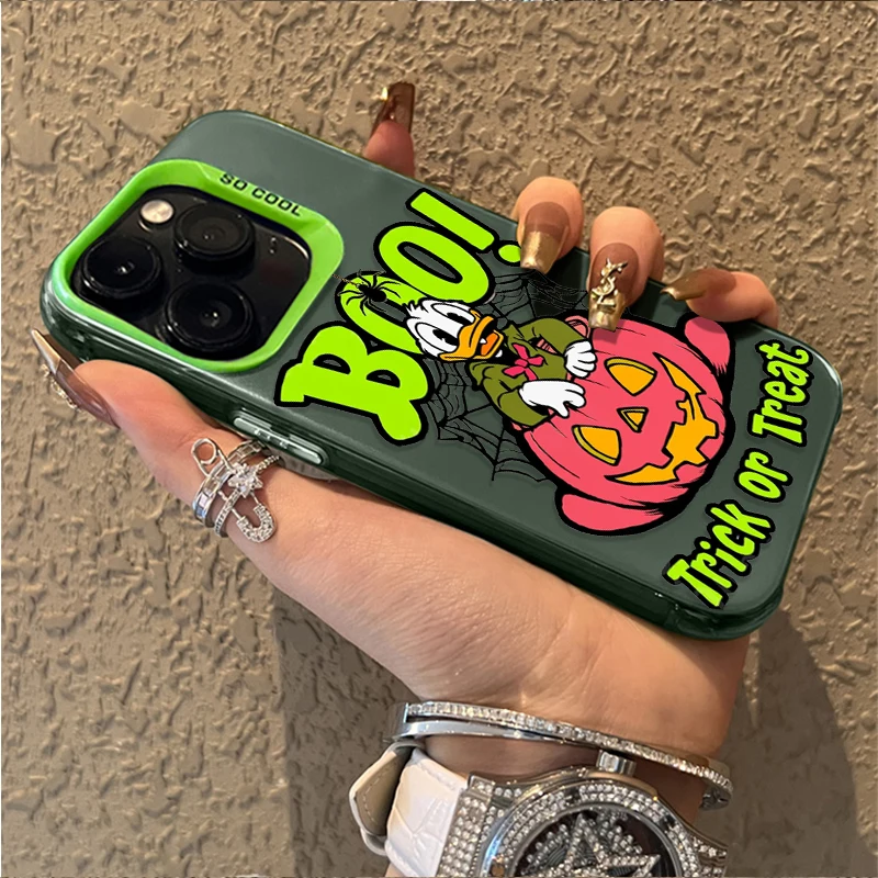 Cool Halloween Minnie Pato Donald funda para Samsung Galaxy S25 S22 S23 S24 Ultra S21 Plus FE A56 A36 A26 5G A16 A06 4G Note 20 - imagen 4