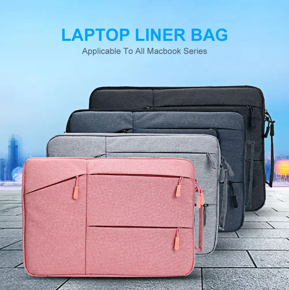 Funda para portátil, bolso de mano para Macbook Pro Air 13,3, 14, 15, 15,6, 15,4 pulgadas, funda impermeable para portátil Lenovo ASUS Xiaomi