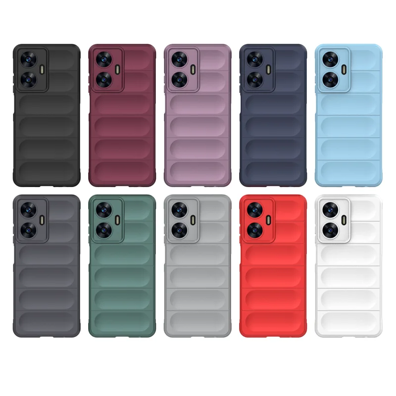 Multicolor Case For Realme C55 Case Realme C55 Cover Funda Shell Soft Silicone TPU Protective Phone Bumper For Realme C55 - imagen 4