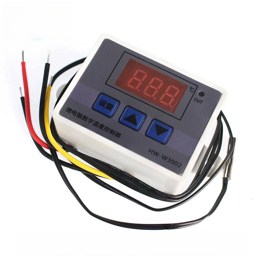 Controlador de temperatura LED Digital XH-W3002 W3002 12V 24V 220V pantalla LED termostato interruptor termómetro nuevo termorregulador - imagen 2