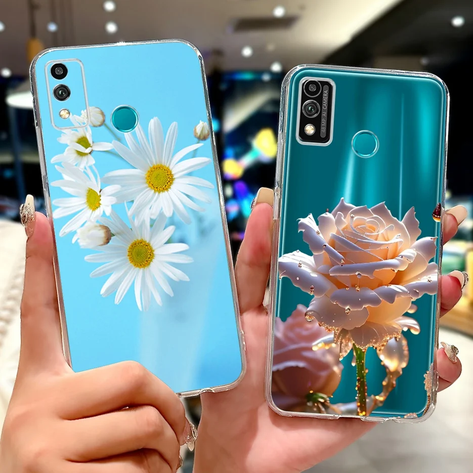 Para Honor 9X Lite funda JSN-L21 JSN-L22 Linda funda pintada con corazón de amor funda de silicona suave para Honor 10X Lite DNN-LX9 10XLite Shell - imagen 4
