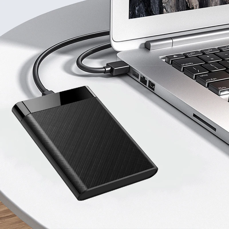 Caja de disco duro externo de alta velocidad con USB 3.0 y SATA III Soporte de 5 Gbps para HDD/SSD de 2,5 pulgadas, instalación sin herramientas - imagen 3