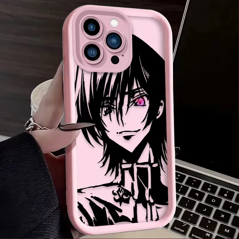 Funda de teléfono de G-GEASS de C-CODE de Anime para iPhone 17 Air 16e 16 Pro Max 15 14 Plus 13 12 Mini 11 Pro, funda trasera de silicona a prueba de golpes - imagen 5