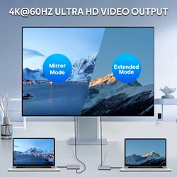 Fenvi Hub USB-C M.2 NVMe – HDMI y Carga PD para MacBook Pro