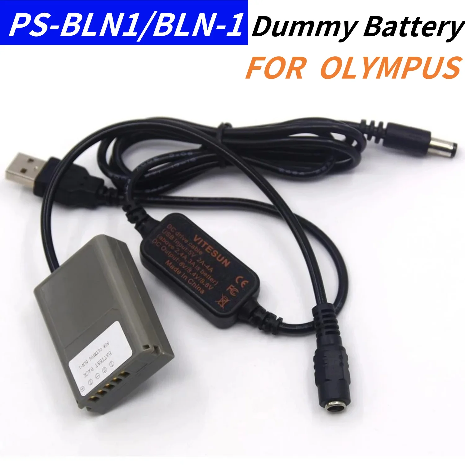 Batería analógica ps - bln - 1 acoplamiento bln - 1 DC + Cable USB DC para la Cámara olympica OM - D E - M5 II 2 e - M1 PEN e - P5